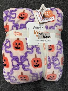 NWT Berkshire Artist Series Pumpkin Blanket - Full/Queen